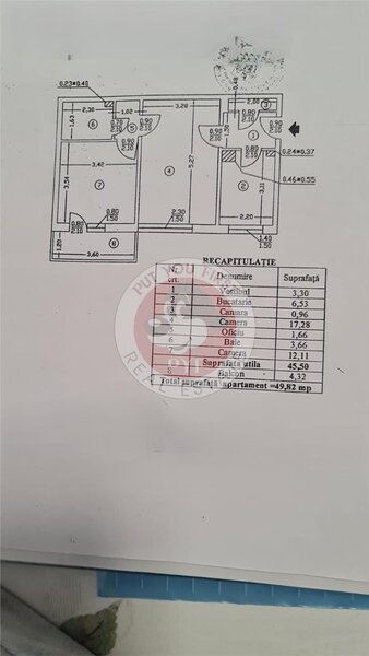 Piata Trapezului | Apartament 2 camere | 50mp | semidecomandat | B8450